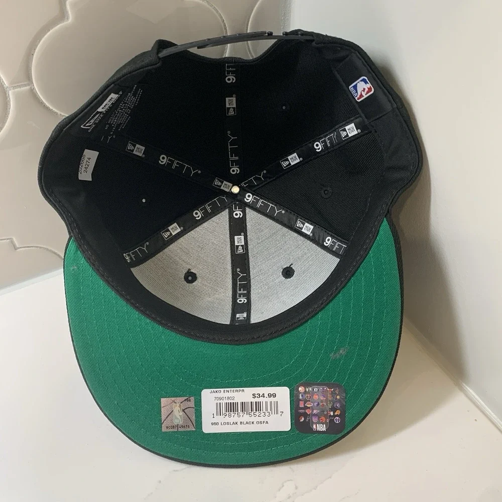 Los Angeles Lakers New Era 9FIFTY Black Sugar Skull Day of the Dead Hat OSFM